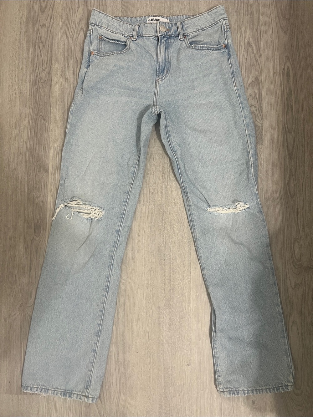 GARAGE Straight Leg Jean